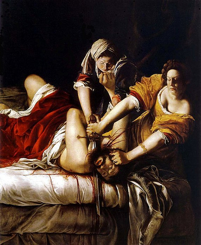 Artemisia Gentileschi, Judith Beheading Holofernes, c.1613-14
